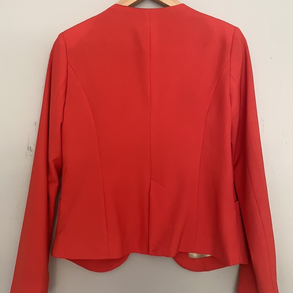 Red/Orange Blazer with Pockets - Picture 5 of 5